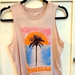 Spiritual Gangster pink ‘Sunkissed’ tank.  Medium.